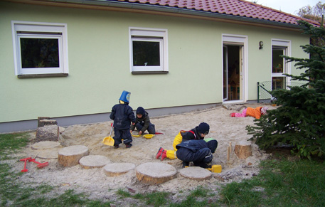 Neues Sandspielgel&auml;nde